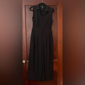 Athleta NWOT Black Brooklyn Heights Wide Leg Jumpsuit 2P